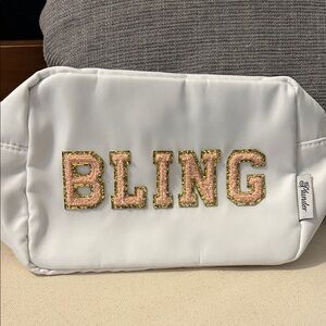 White Bling Belt Bag-new!